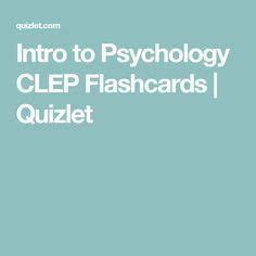 how hard is the intro to psych clep test|psychology clep flash cards.